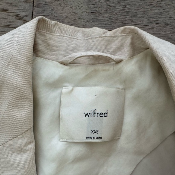 Aritzia Wilfred Off White Blazer size XXS - Picture 2 of 13